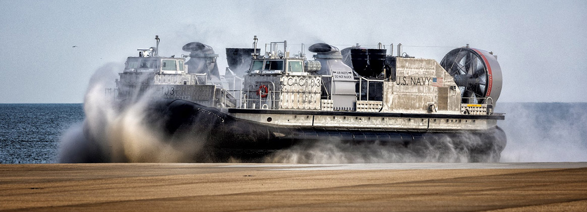 Ship to Shore Connector (SSC), Landing Craft, Air Cushion (LCAC) 103 recently arrived at its homeport at Assault Craft Unit 4 in Little Creek, Virginia.